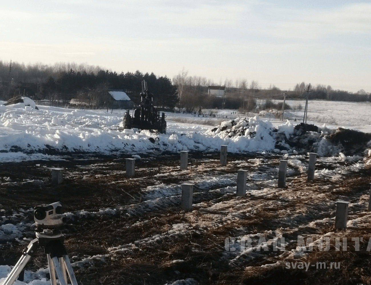 монтаж жб свай в тверской области волоколамск
